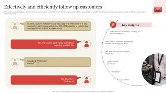 Effectively And Efficiently Follow Up Customers SMS Marketing Guide To Enhance