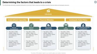 Effectively Handling Crisis To Restore Determining The Factors That Leads To A Crisis
