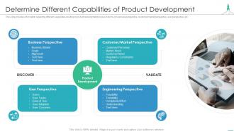Effectively introducing new product determine different capabilities product