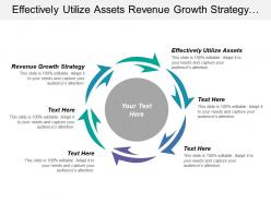 Effectively utilize assets revenue growth strategy interest profits