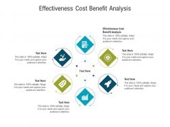 Effectiveness cost benefit analysis ppt powerpoint presentation layouts example cpb