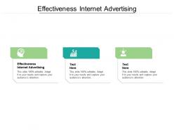 Effectiveness internet advertising ppt styles graphics template cpb