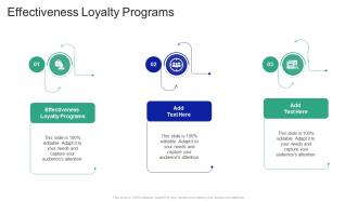 Effectiveness Loyalty Programs In Powerpoint And Google Slides Cpb
