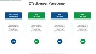 Effectiveness Management In Powerpoint And Google Slides Cpb