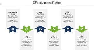 Effectiveness Ratios Ppt Powerpoint Presentation Inspiration Gallery Cpb