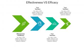 Effectiveness vs efficacy ppt powerpoint presentation professional design templates cpb