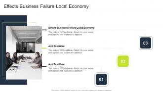 Effects Business Failure Local Economy In Powerpoint And Google Slides Cpb