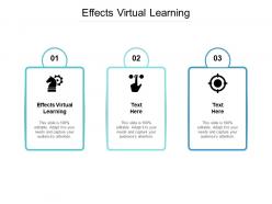 Effects virtual learning ppt powerpoint presentation show deck cpb