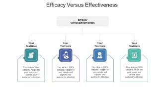 Efficacy versus effectiveness ppt powerpoint presentation outline visuals cpb