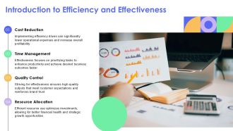 Efficiency And Effectiveness Key Business Differences PPT Presentation AT Aesthatic Pre-designed
