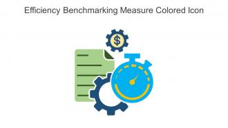 Efficiency Benchmarking Measure Colored Icon In Powerpoint Pptx Png And Editable Eps Format