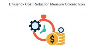 Efficiency Cost Reduction Measure Colored Icon In Powerpoint Pptx Png And Editable Eps Format
