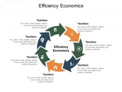 Efficiency economics ppt powerpoint presentation slides smartart cpb
