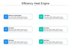 Efficiency heat engine ppt powerpoint presentation show clipart cpb