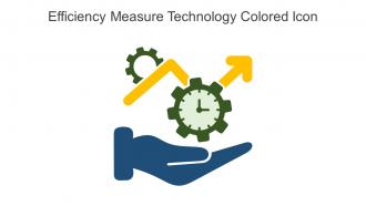 Efficiency Measure Technology Colored Icon In Powerpoint Pptx Png And Editable Eps Format