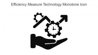 Efficiency Measure Technology Monotone Icon In Powerpoint Pptx Png And Editable Eps Format