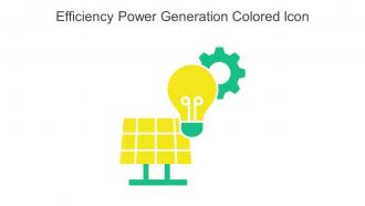 Efficiency Power Generation Colored Icon In Powerpoint Pptx Png And Editable Eps Format