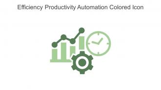 Efficiency Productivity Automation Colored Icon In Powerpoint Pptx Png And Editable Eps Format