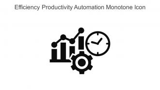 Efficiency Productivity Automation Monotone Icon In Powerpoint Pptx Png And Editable Eps Format