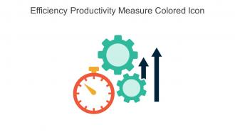 Efficiency Productivity Measure Colored Icon In Powerpoint Pptx Png And Editable Eps Format