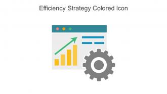 Efficiency Strategy Colored Icon In Powerpoint Pptx Png And Editable Eps Format