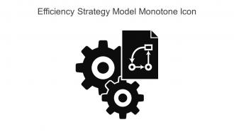 Efficiency Strategy Model Monotone Icon In Powerpoint Pptx Png And Editable Eps Format