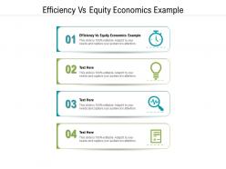 Efficiency vs equity economics example ppt powerpoint presentation portfolio files cpb