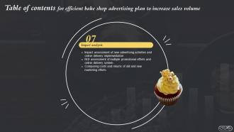Efficient Bake Shop Advertising Plan To Increase Sales Volume Powerpoint Presentation Slides MKT CD V Analytical Compatible