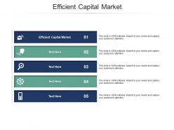 Efficient capital market ppt powerpoint presentation icon shapes cpb