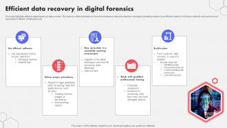Efficient Data Recovery In Digital Forensics