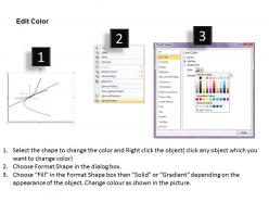 Efficient frontier powerpoint presentation slide template