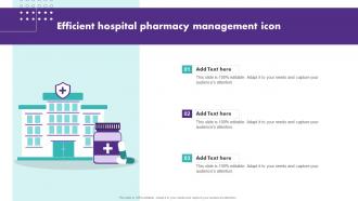 Efficient Hospital Pharmacy Management Icon