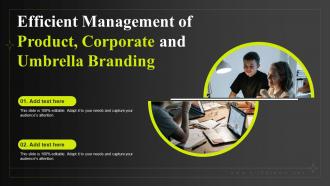 Efficient Management Of Product Corporate Branding