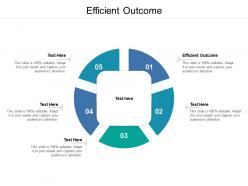 Efficient outcome ppt powerpoint presentation slides inspiration cpb