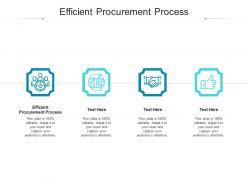 Efficient procurement process ppt powerpoint presentation gallery format ideas cpb