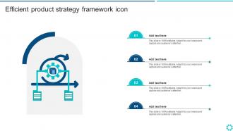Efficient Product Strategy Framework Icon