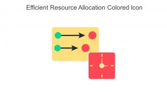 Efficient Resource Allocation Colored Icon In Powerpoint Pptx Png And Editable Eps Format