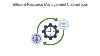 Efficient Resource Management Colored Icon In Powerpoint Pptx Png And Editable Eps Format