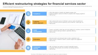 Efficient Restructuring Strategies For Financial Services Sector
