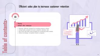 Efficient Sales Plan To Increase Customer Retention Powerpoint Presentation Slides MKT CD V Analytical Template