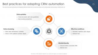 Efficient Sales Processes With CRM Best Practices For Adopting CRM Automation CRP DK SS