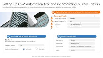 Efficient Sales Processes With CRM Setting Up CRM Automation Tool And Incorporating Business CRP DK SS