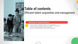 Efficient Talent Acquisition And Management Complete Deck Adaptable Visual