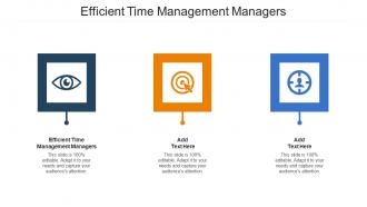 Efficient Time Management Managers Ppt Powerpoint Presentation File Sample Cpb