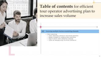 Efficient Tour Operator Advertising Plan To Increase Sales Volume Complete Deck Strategy CD V Attractive Professionally