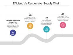 Efficient vs responsive supply chain ppt powerpoint presentation styles aids cpb