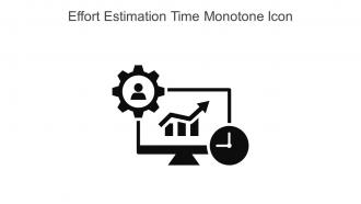 Effort Estimation Time Monotone Icon In Powerpoint Pptx Png And Editable Eps Format