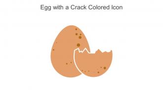 Egg With A Crack Colored Icon In Powerpoint Pptx Png And Editable Eps Format
