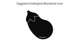 Eggplant Aubergine Monotone Icon In Powerpoint Pptx Png And Editable Eps Format