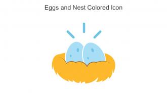 Eggs And Nest Colored Icon In Powerpoint Pptx Png And Editable Eps Format